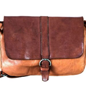 C2.5 - Borsa artigianale in pelle unisex modello Postina