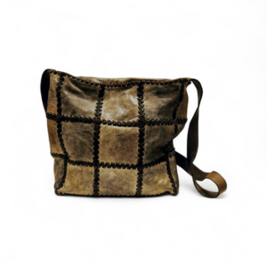 C2.9 - Borsa artigianale in pelle donna laminata