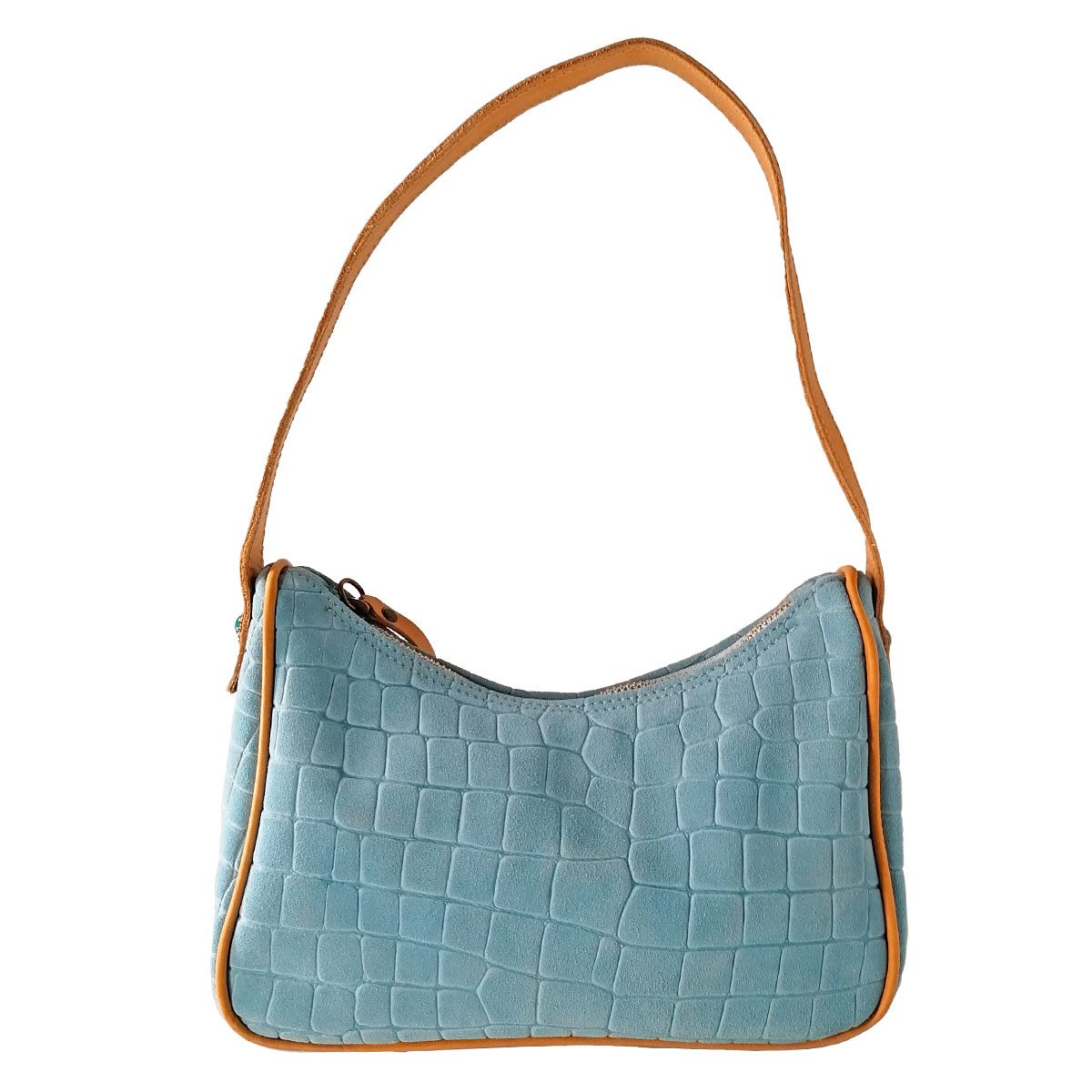 C2.17 - Borsa artigianale in pelle donna tracolla colorata