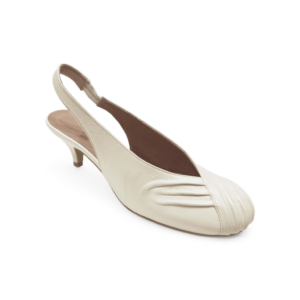 B1.1 - Scarpa donna in pelle chiara Slingback