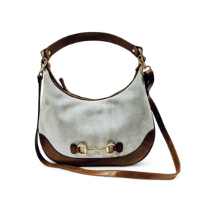 C2.22 Borsa donna in pelle e camoscio