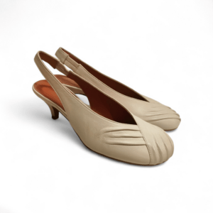B1.1 - Scarpa donna in pelle artigianale Slingback